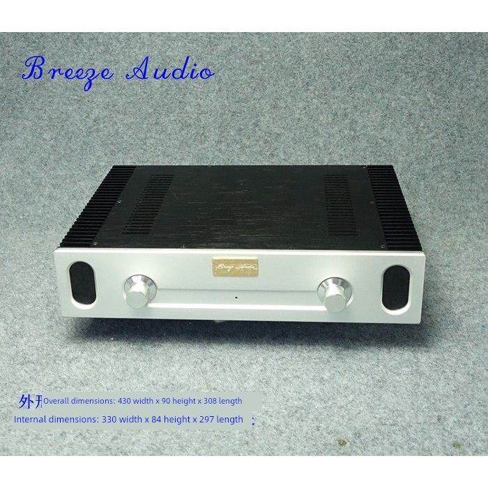 双旋钮版两侧散热功放机箱，全铝机箱BZ4309