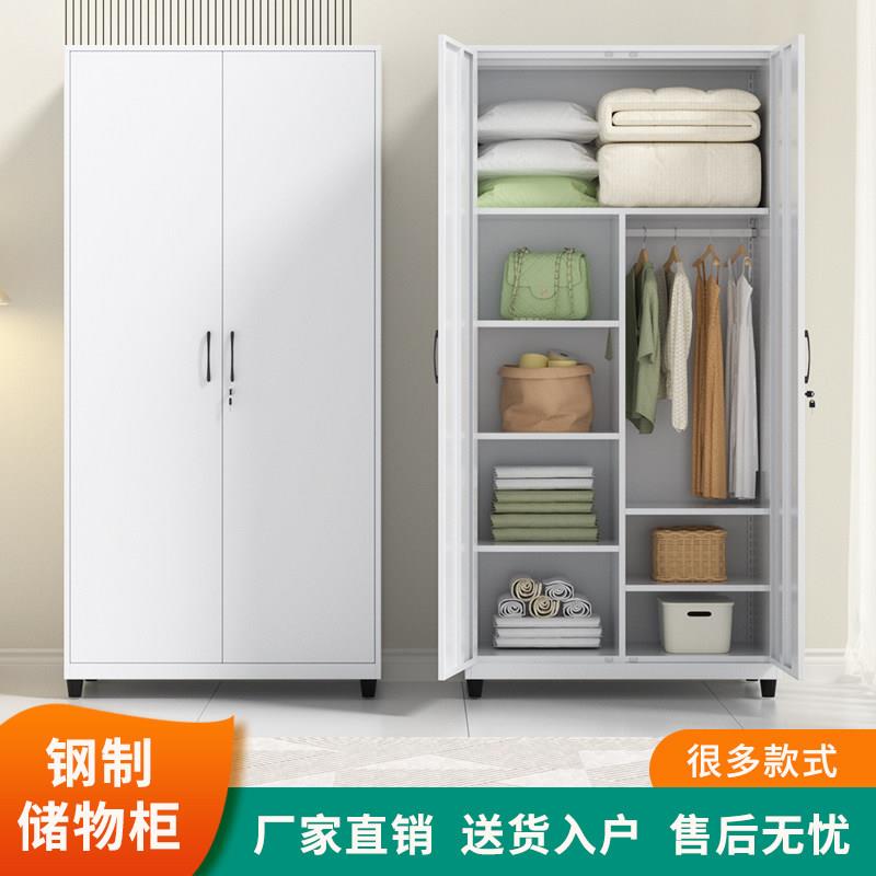 加厚钢制储物柜防水防晒阳台柜对开门衣柜家用门口防潮收纳铁皮柜