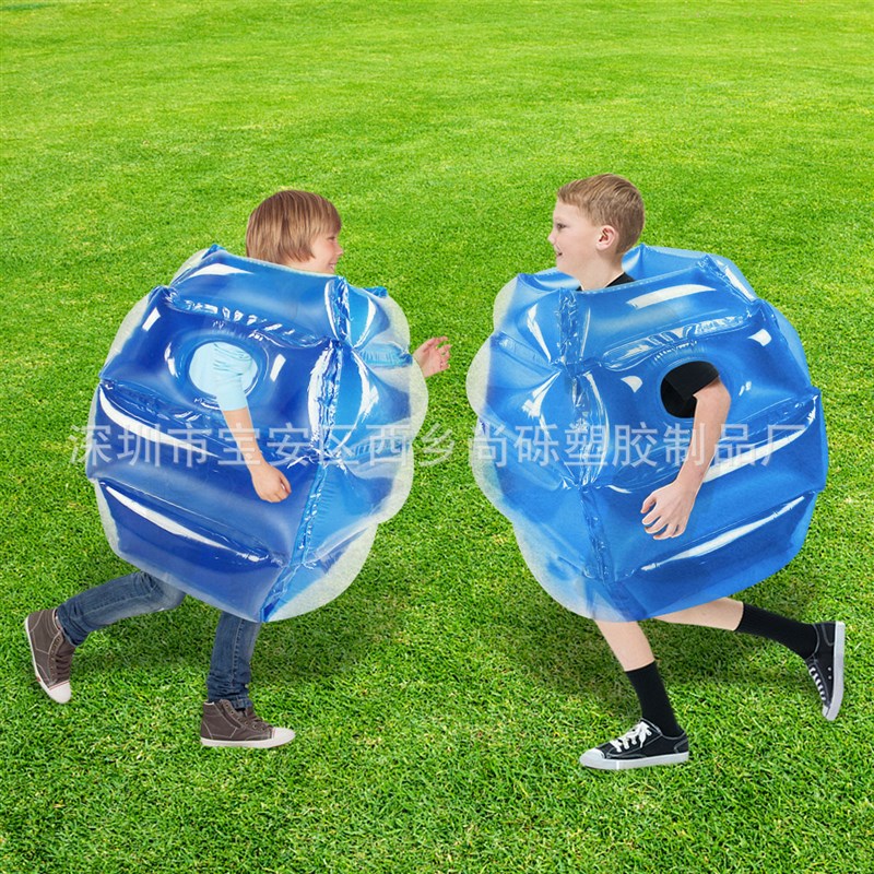 现货充气碰碰球草地球 游戏互动撞击球 户外运动碰撞Y球雪地滚筒