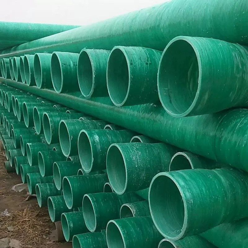 厂家玻璃钢管道 排水frp顶管排污拉M挤通风夹砂复合管现货