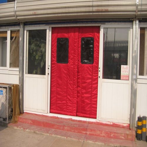 供应棉门帘冷库i商场冬季防寒保温帘工厂车间加厚挡风隔音棉门帘