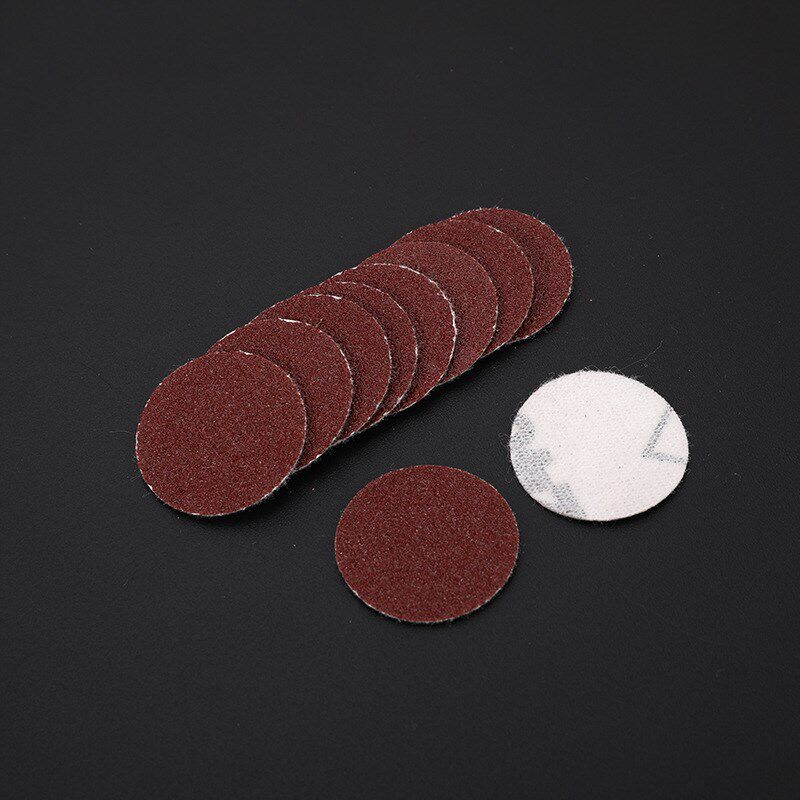 100P,180P,240P,1500P,3000PH1寸砂纸100张混装+1个6柄径磨盘