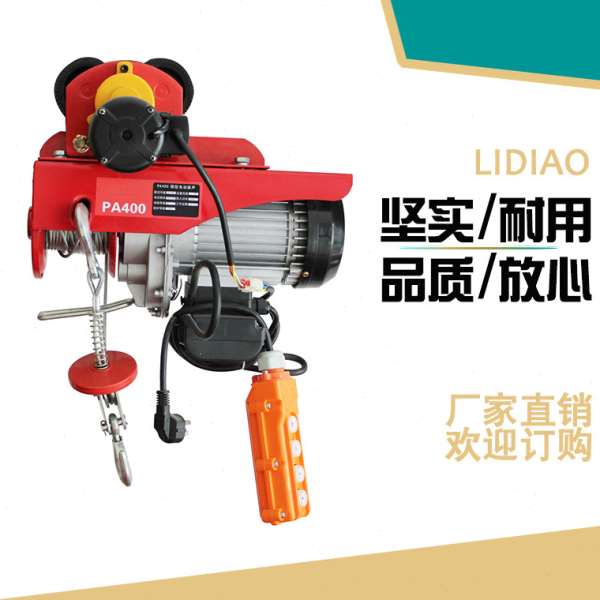 微型电动葫芦220V小吊机家用装修PA800提升机卷扬机吊车起重机