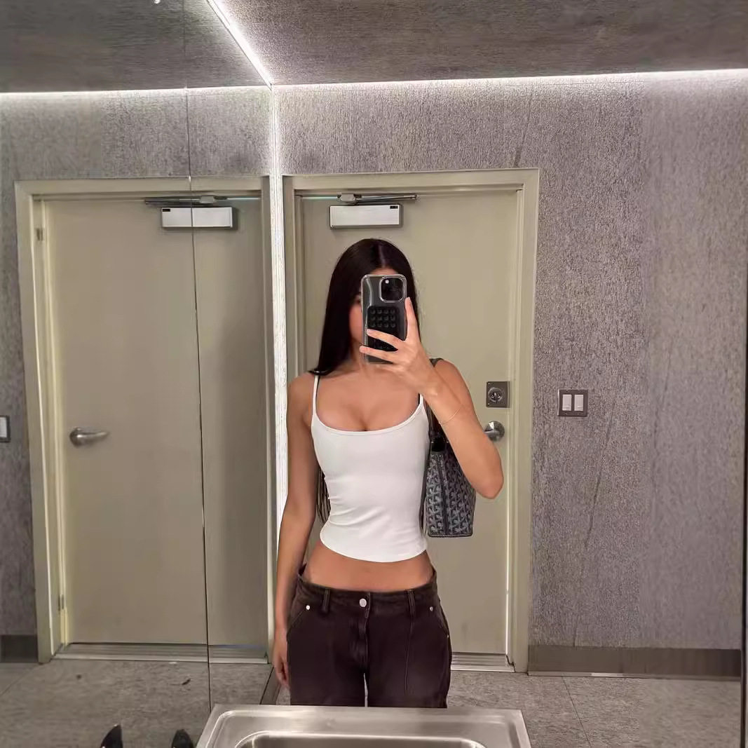 现货Tankair美式辣妹纯欲性感弹力小吊带背心健身运动亲肤软糯夏