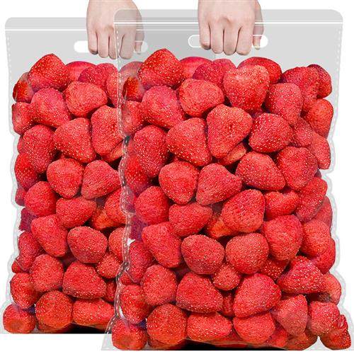 春江月冻干草莓脆整粒草莓干雪花酥原料水果干烘培儿童网红零食