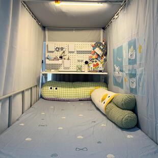 宿舍床铺改造!长条抱枕睡觉专用可拆洗靠枕床头大靠背单人床枕头