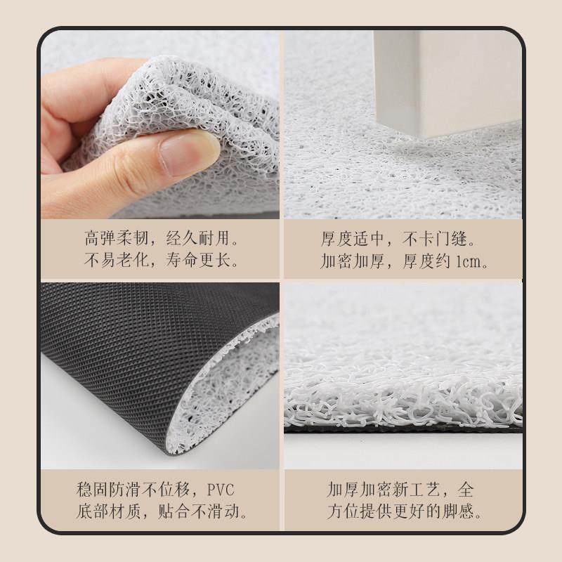 新款入户地垫家用门口pvc丝圈地毯多巴胺入户门垫地垫室外地垫,居家布艺,入户地垫,淘宝优惠券,粉丝福利购,淘宝优惠卷