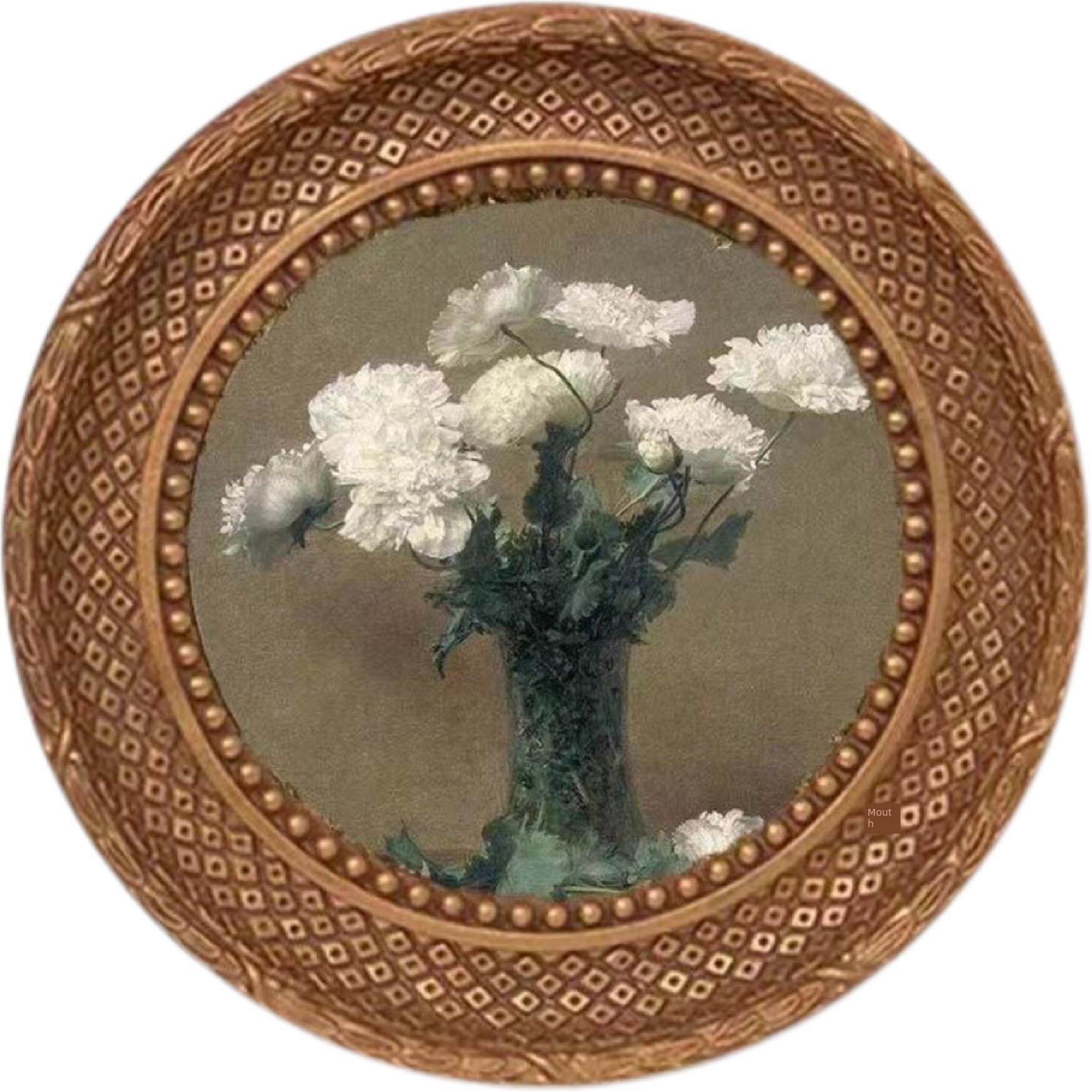 覆古欧式浮雕相框画框居民宿墙面装饰文艺轻奢雕花壁挂照片墙