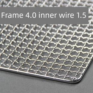 超厚304不锈钢烧烤网不锈钢烘干网烧烤网烧烤网烤箱网1.5mm Bold