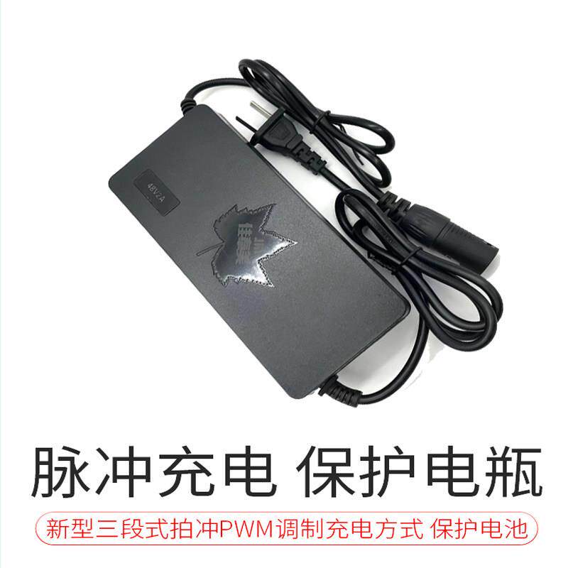 电动车锂电池充电器佳奉美24V36V48V60V2A3A5A卡农头莲花头快充