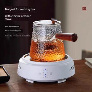 茶壶过滤单壶泡茶器功夫茶具侧把煮茶壶玻璃耐高温家用电陶炉耐热