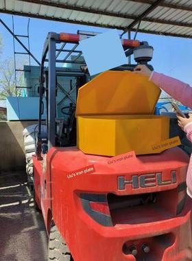 叉车专用工具箱尾箱后备配重铁箱合力杭州龙公泰力福叉车箱