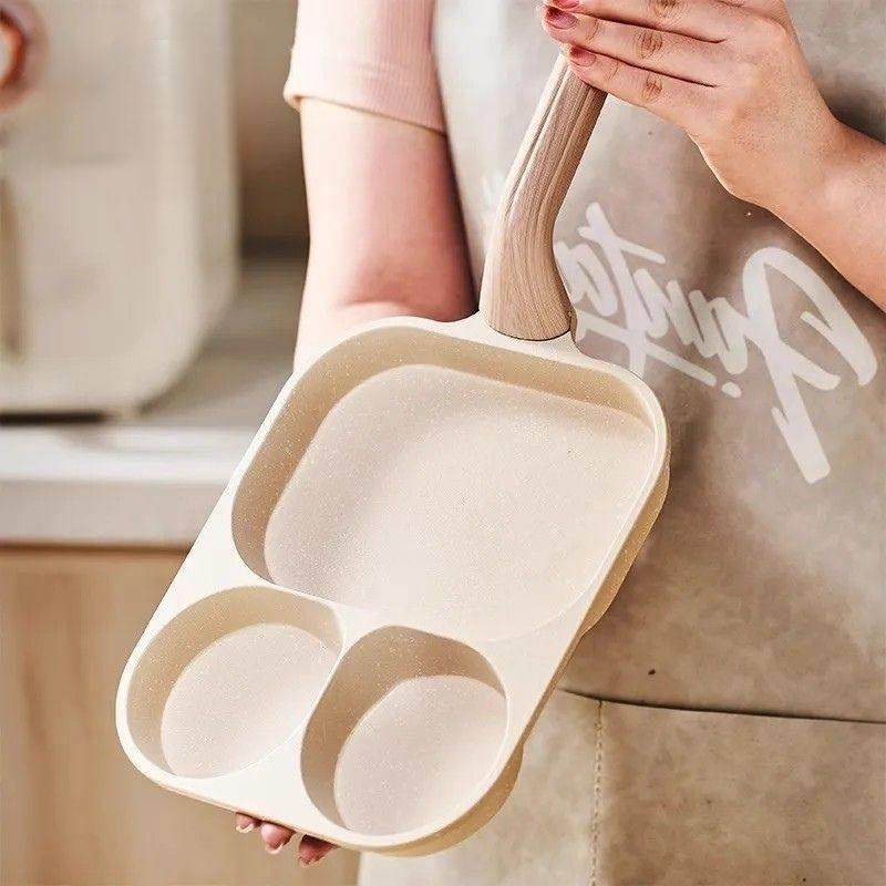 加大早餐锅三合一多格煎锅煎鸡蛋牛排锅汉堡锅麦饭石不沾锅平底锅,厨房/烹饪用具,煎锅/平底锅,淘宝优惠券,粉丝福利购,淘宝优惠卷