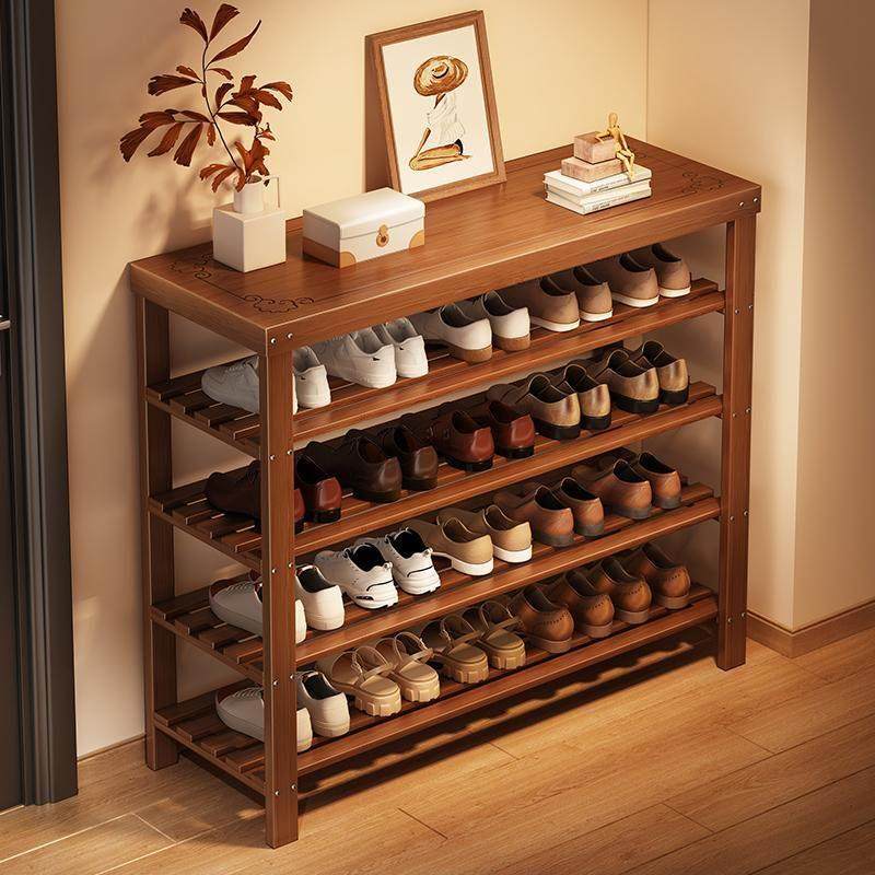 鞋架多层家用门口入户鞋柜置物架2025新款室内好看简易实木换鞋凳,住宅家具,鞋架,淘宝优惠券,粉丝福利购,淘宝优惠卷