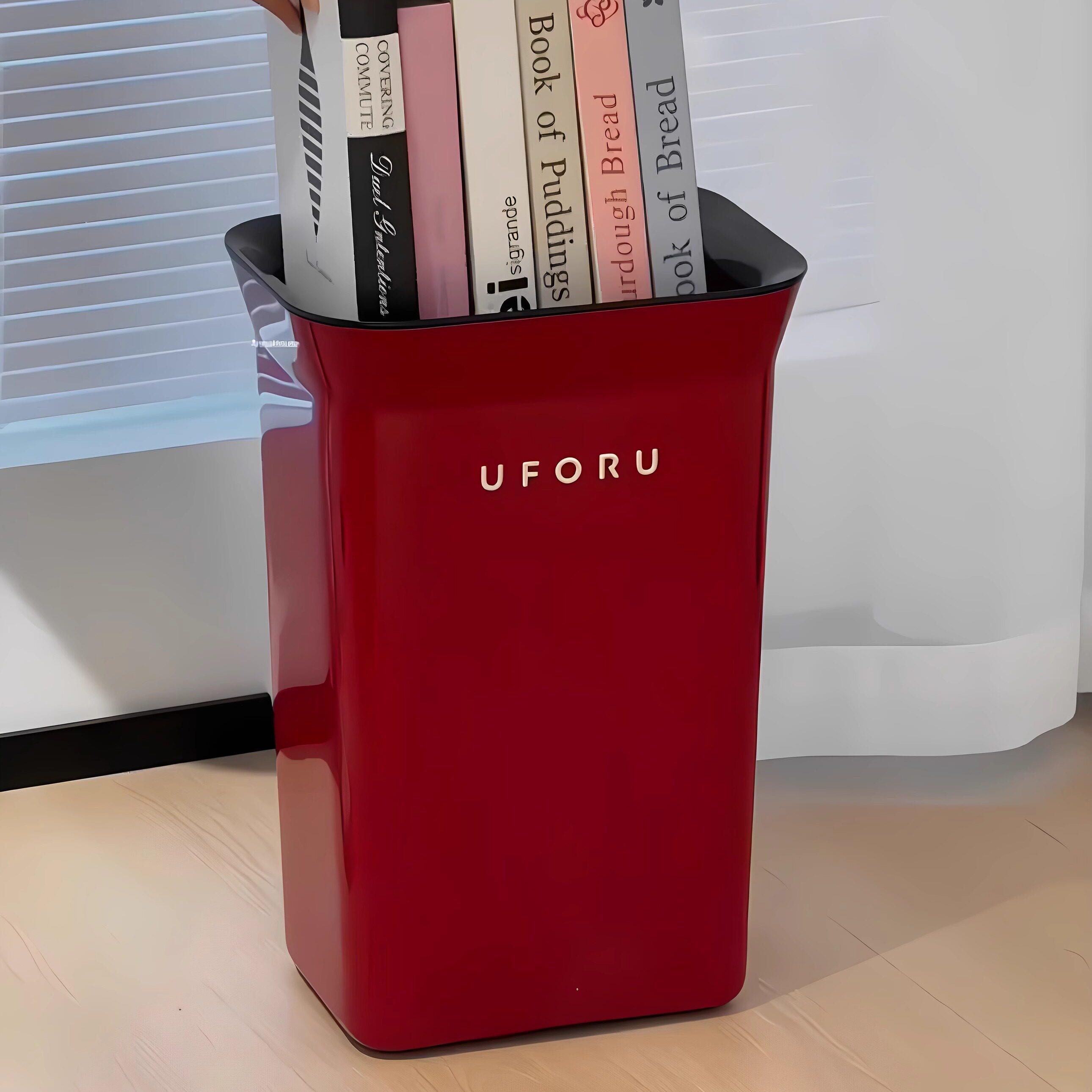 uforu厨房大容量垃圾桶家用无盖客厅厕所按压式大号卫生间免弯腰
