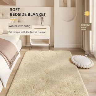 客厅高档羔羊绒加厚地毯卧室凸窗垫房间床头毯长脚垫入口地板垫