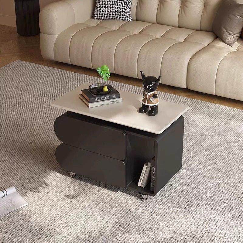 意式轻奢可升降茶几2025新款现代简约小户型客厅沙发可移动边几桌,住宅家具,升降茶几,淘宝优惠券,粉丝福利购,淘宝优惠卷