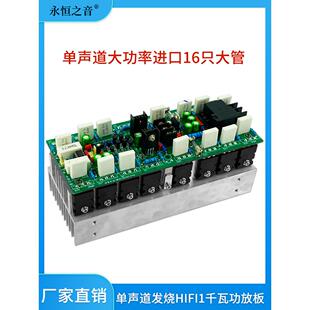 永恒之音原装单声道发烧HIFI大功率家用舞台16祇大管1千瓦功放板