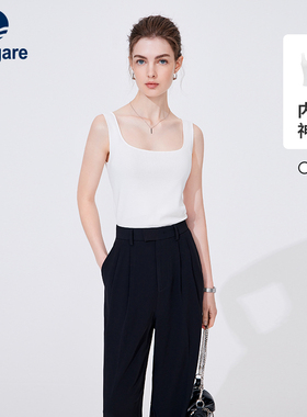 Navigare意大利小帆船薄款内搭女背心26夏季新款修身吊带打底衫