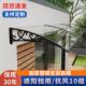 家用加厚塑钢耐力板雨棚户外门头遮阳遮雨棚静音窗台防晒屋簷雨搭
