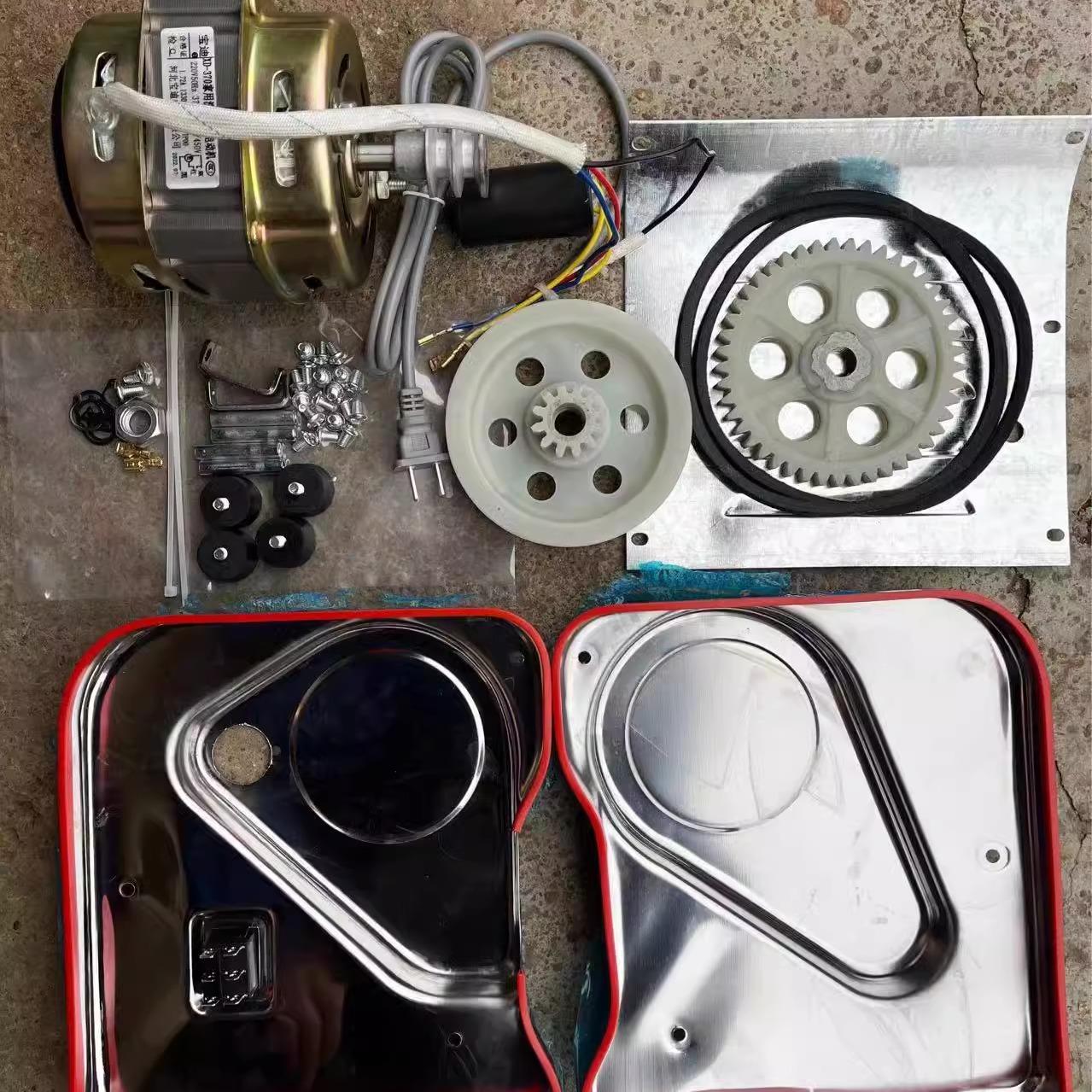 白水新款不锈钢手动自动一体家用小型多功能手摇压面条机手擀面片