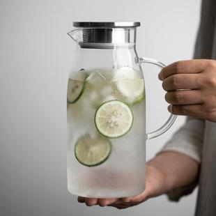 白开水盛水壶水杯套装 凉水壶家用耐高温大容量冷水壶加厚夏季 茶壶