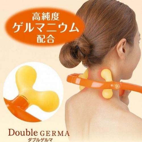 日本颈椎按摩神器肩颈颈部保健棒多功能家用按摩夹手动脖子揉捏器