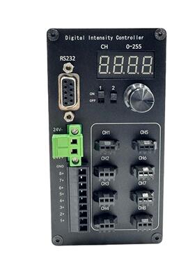 可调频闪宽度Pwm驱动Led数字视觉光源调光专用2/4/6/8通道控制器