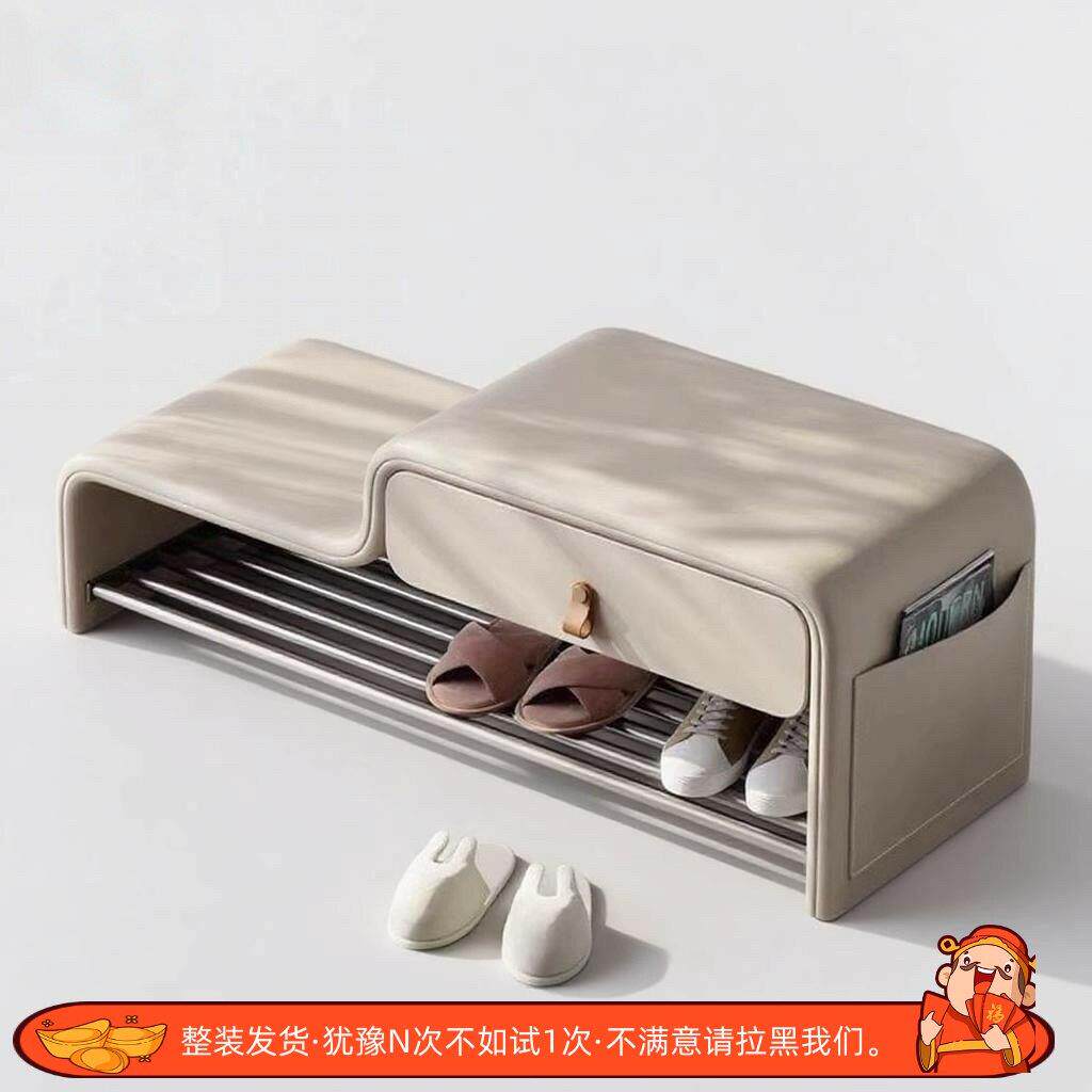 换鞋凳家用门口入户抽屉高低亲子儿童穿鞋凳可坐鞋柜沙发凳长条凳
