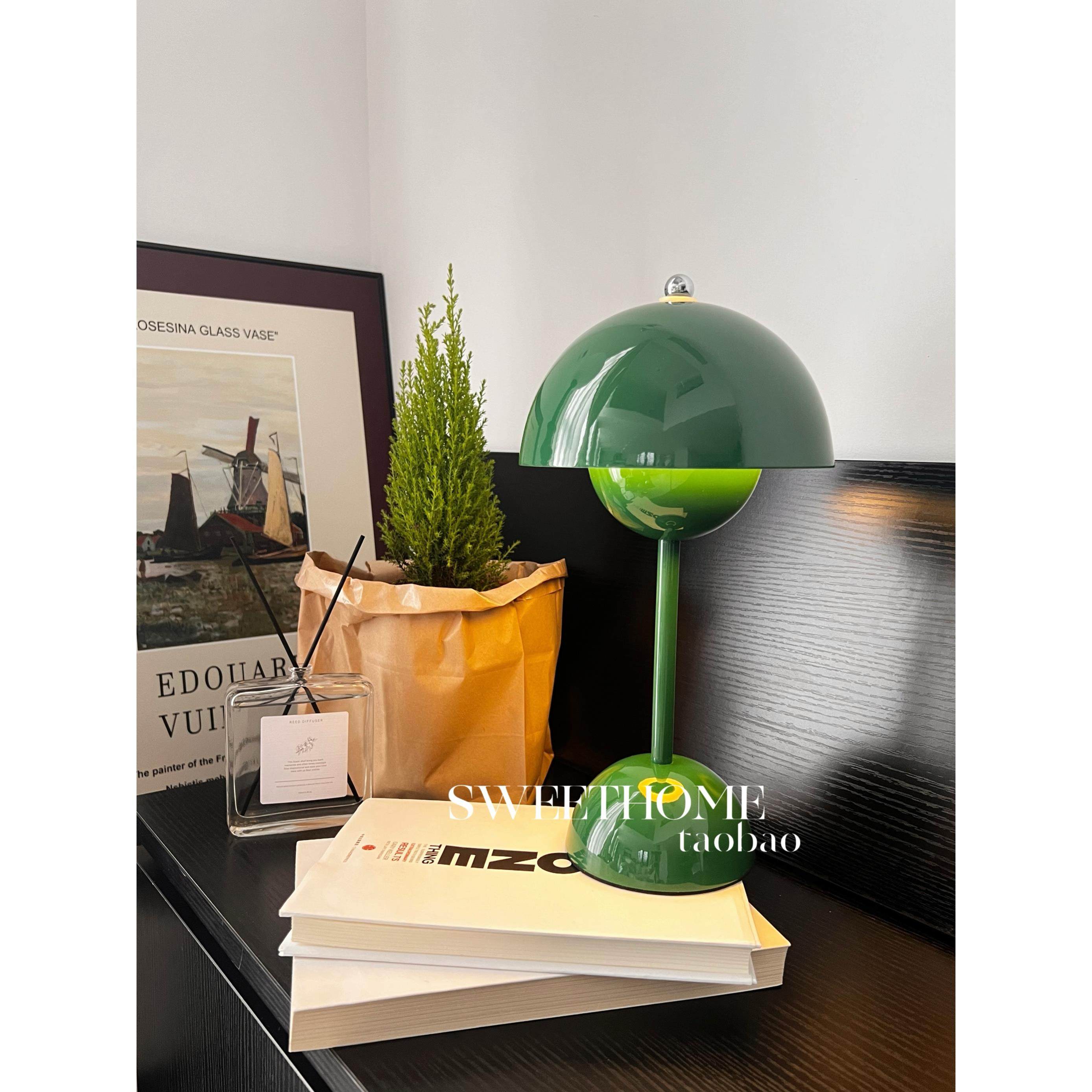 SweetHome *丹麦设计师款无线充电便捷花苞床头USB阅读装饰台灯