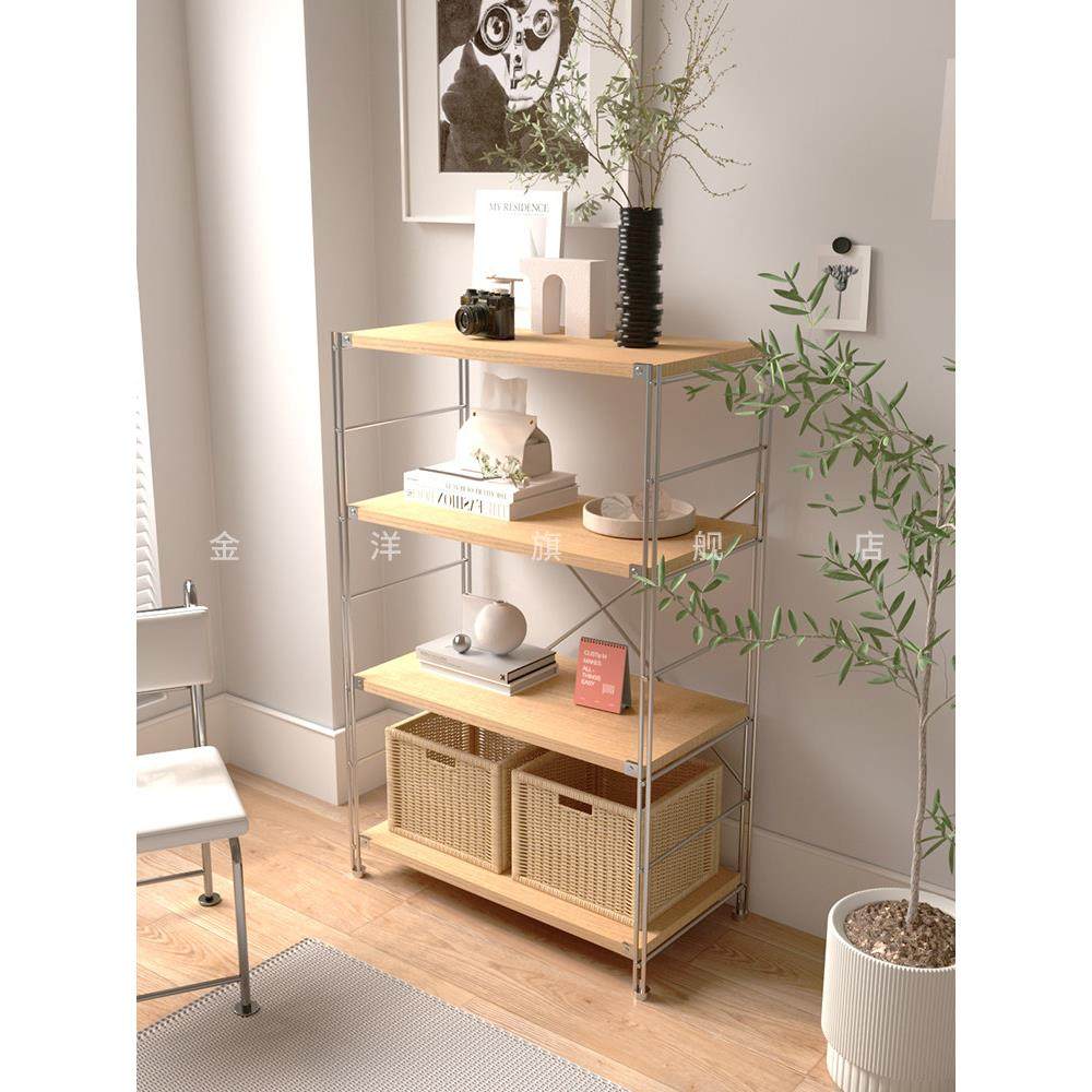 置物架落地原木风书架仓储货架客厅阳台架子厨房展示架家用储物架,商业/办公家具,置物架/陈列架/储物架/展示架,淘宝优惠券,粉丝福利购,淘宝优惠卷