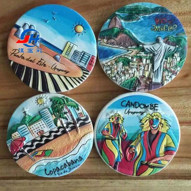 A小型uvA3水晶彩标打印机 酒瓶码圆3柱体冷转印贴纸色数直喷彩印