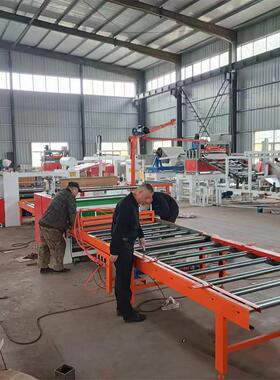 工地围墙材贴面机 密度板复合彩钢IUO板贴机器板合 pur热平熔胶贴