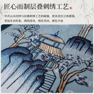 新款 自吸加密 魔术贴免打孔防蚊门帘子中式 家用通风纱门全磁条夏季
