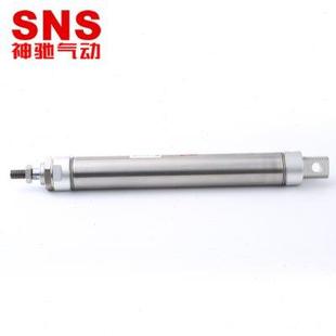 sns神驰气动小型不锈钢迷你气缸ma16 25x50x75x100