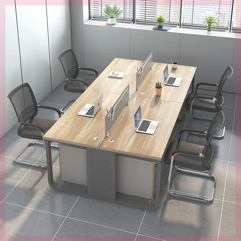 家具屏风位写字楼四人单人组合职员办公桌2人现代卡位桌桌椅员工