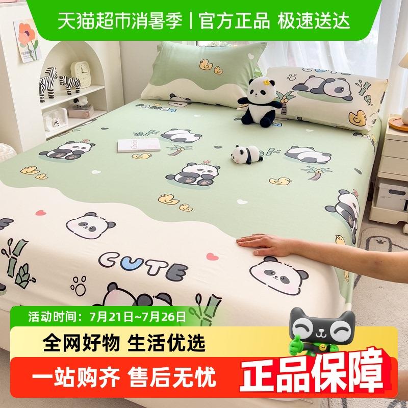 杜威卡夫全棉单床笠2024年新款纯棉席梦思榻榻米床垫套防尘床包