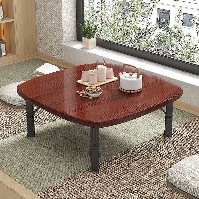 折叠桌子家用炕上桌榻榻米飘窗桌简易坐地矮桌小饭桌宿舍床上书桌