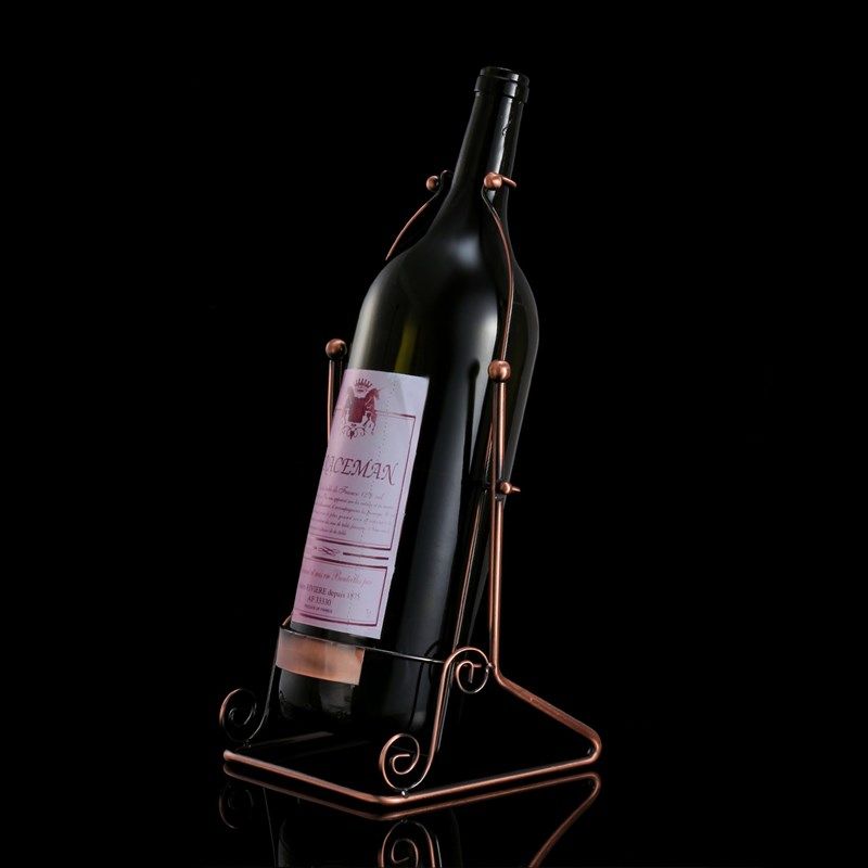 【包邮】大号5升酒架欧式3升红酒架铁艺葡萄酒架装饰酒摆件3L5L