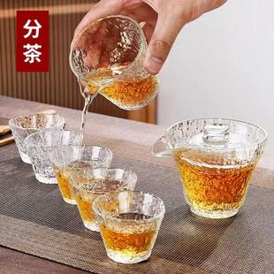 璃耐热耐高温家用过滤茶壶沏茶杯大容量冲茶器 茶具8件套
