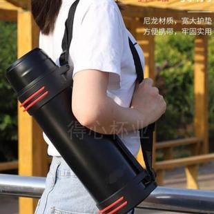 便携暖壶超大旅游车载暖瓶不锈钢男女户外家用大容量冷热两用水壶