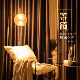 窗帘2023年新款 挡风 全遮光挂钩式 2022加厚隔热遮阳布卧室客厅冬季