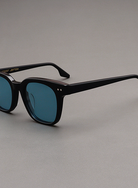 MOSCOT LEMTOSH太阳镜男椭圆形偏光眼镜框复古浅蓝色镜片墨镜女款