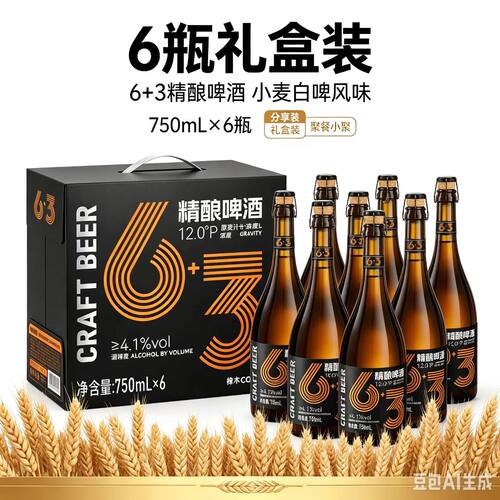6+3精酿啤酒橡木桶比利时全麦