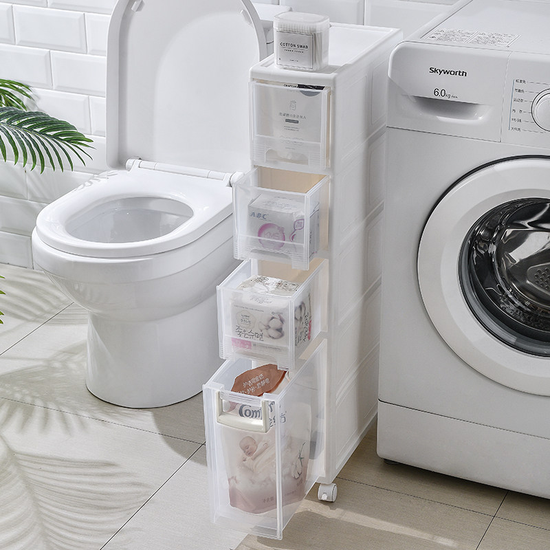 夹缝收纳柜抽屉式特大号卫生间浴室夹缝柜子厨房缝隙架落地置物架