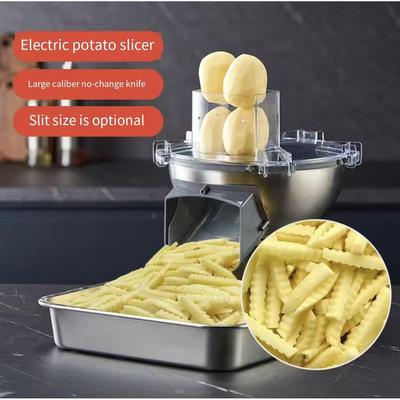 Freh fries machine电动狼牙土豆切条机切菜机切薯条机外贸跨境