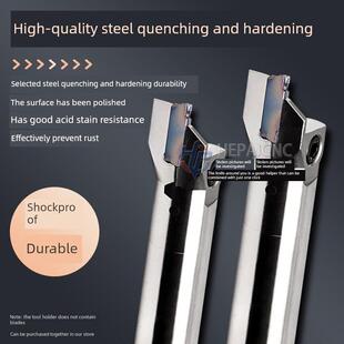 端面槽刀 内孔端面切槽刀杆MAH325加大切深圆柄 平面圆弧数控车刀