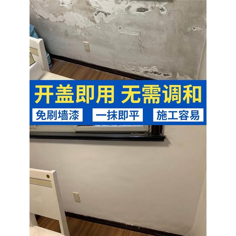 四圆腻子膏家用返碱墙面修补膏白色裂纹防水补墙膏免漆型防水防霉