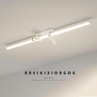走廊灯过道灯简约现代客厅卧室衣帽间长条吸顶灯入户玄关明装 射灯