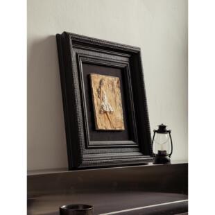 艺术原创《德加舞女》覆刻手工浮雕咖啡馆装饰画轻奢欧式小众礼物